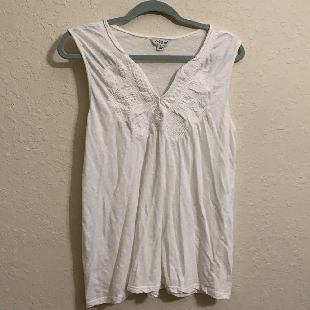Lucky Brand White patterned tank top